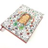 Angelicate Fun Every Day Illustrated Journal with Flower Motif, A5