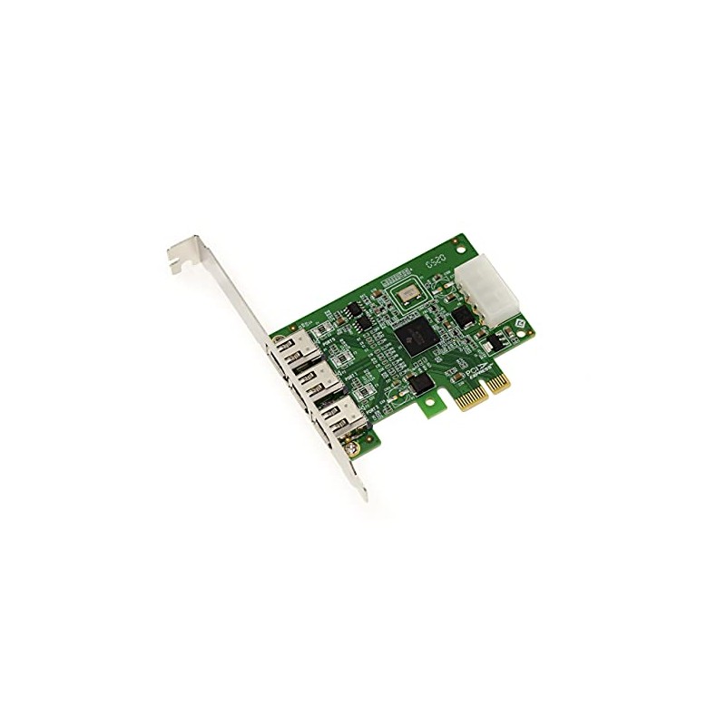 KALEA-INFORMATIQUE PCIe x1 Card with 3 Firewire 400 Ieee1394a 6