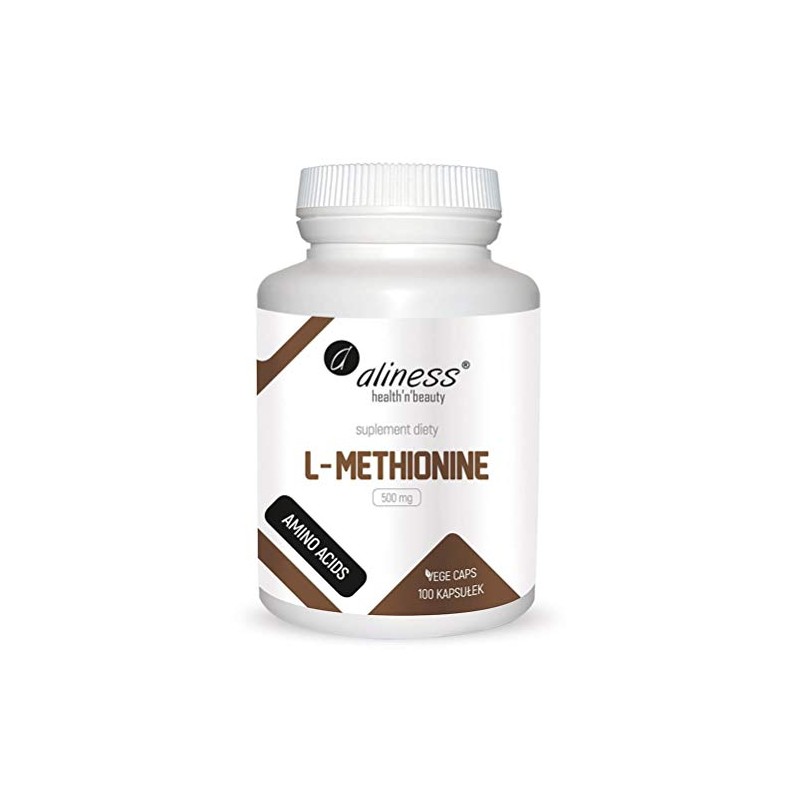 L-Methionin 500 mg 100 Kapseln Gemüsekappen Aliness