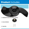 PalpitateC 8M4004173 Katana Two-Blade Propeller Compatible with MotorGuide Trolling Motor