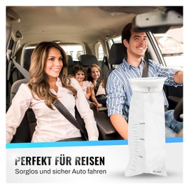 10 Pack Disposable Emesis Bags 1500ml Vomit Bags for Morning Sickness and Nausea, Leak Resistant Emesis Bags for Pregnant Women