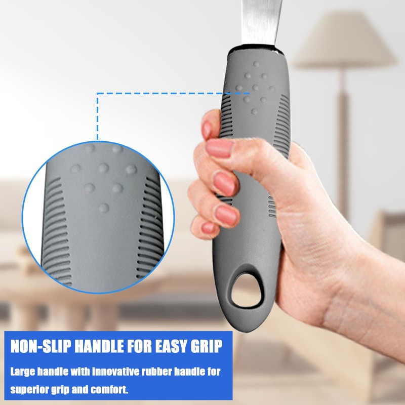 Yzwuyou 4PCS Cutlery for Arthritic Hands, 42°Angled Disabled Cutlery for