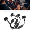 OBDII Flat Noodle Cable 16 Pin 1 in 3 Splitter
