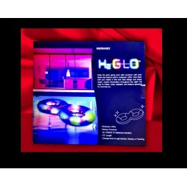 Merkury Innovations 75” H2GLO Inflatable Light Up Twin Pool Tube With Multicolor LEDS- Pool Party