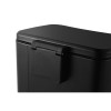MEGACASA 8 Gal./30 Liter Rectangular Matt Black step-on Trash Can