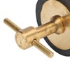 Marine Boat Brass T Handle Drain Plug Strong Structure Twist