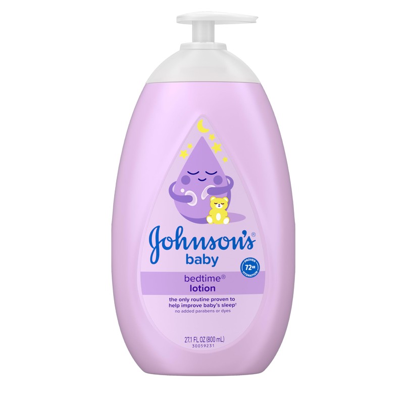 Johnson?s Bedtime Baby Lotion with NaturalCalm Essences, Hypoallergenic & Paraben
