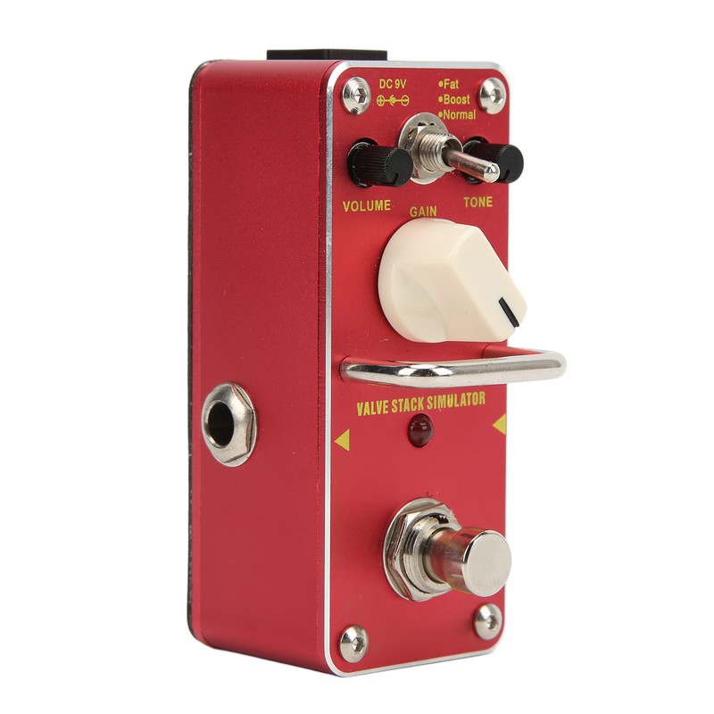 Simulator Effect Pedal Tube True Bypass Distortion Tone Amplifier Guitar
