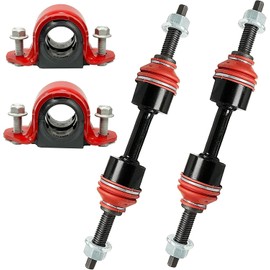 Suspension Dudes 6 PC Front Sway Bar Stabilizer CODE RED EXTREME OEM Bracket/Bushing Kit FITS F-150 2WD 2009-2014 K750074 K200846