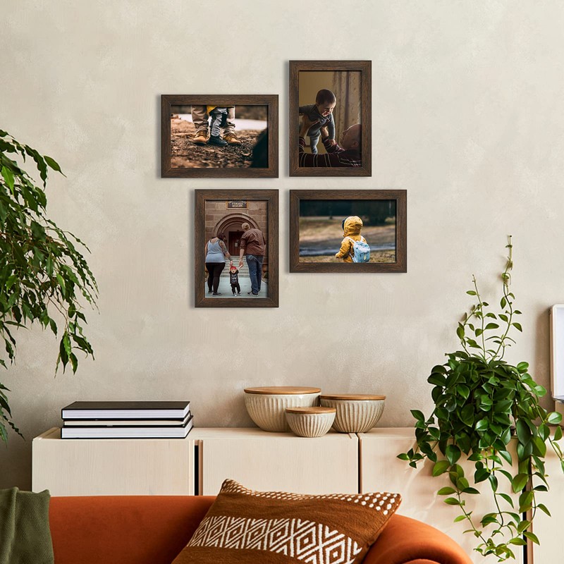 Egofine Picture Frames 10 x 15 cm, Set of 4,
