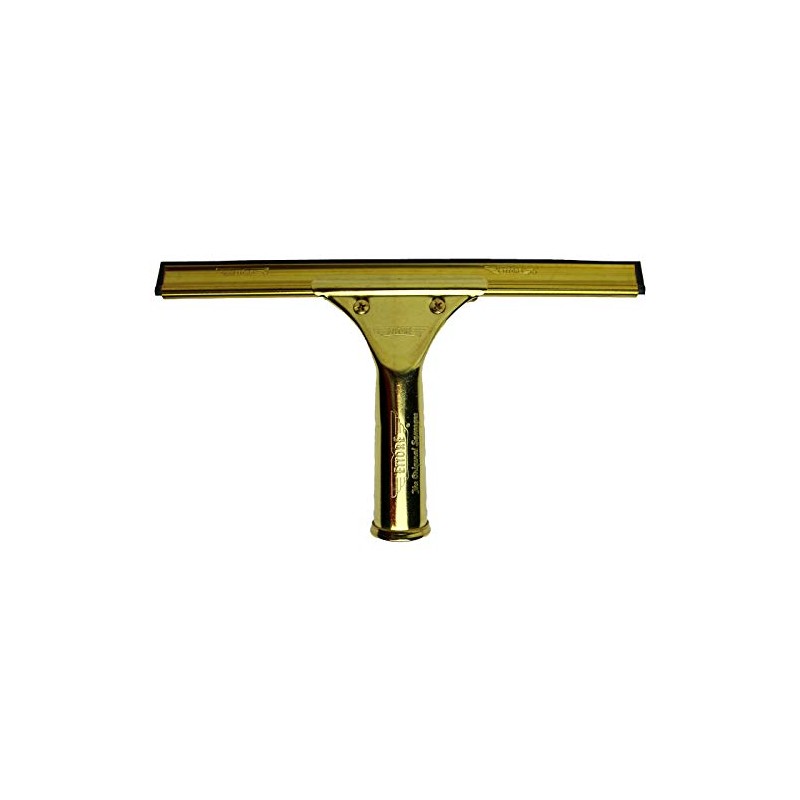 Ettore ProSeries Brass Squeegee, 10-Inch