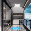 2 Pack Battery Operated Ceiling Light Motion Sensor Shower Light,