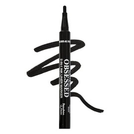 Palladio Eye Liner Marker, Delineador de Ojos 2 en 1 Marcador, Puntera de Remo Resistente al Agua, Black