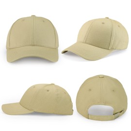 KELOYI Baseball Cap Men Women Cap Adjustable Cotton Outdoor Running Leisure Baseball Cap, 2-khaki