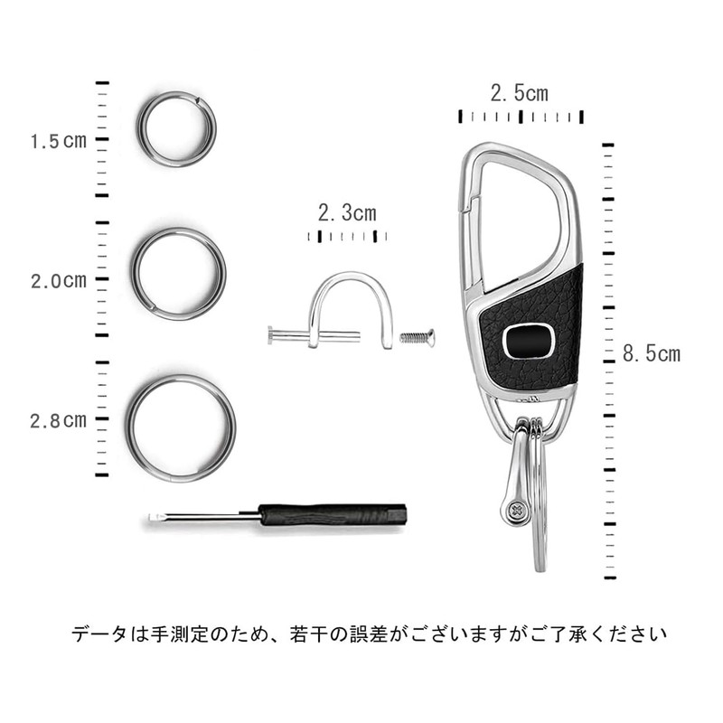 Fashion Key Holder, Double-Sided Logo, Exquisite Key Bag, Car Logo