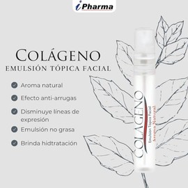 Colágeno Emulsión Tópica 50 ml ayuda a reducir lineas de expresión
