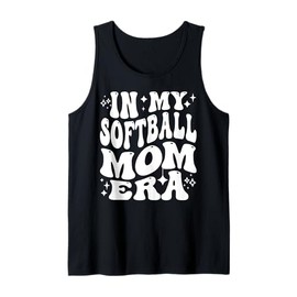 In My Softball Mom Era Sports Mama Life Game Day Pride Tank Top