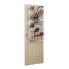 Whitmor 24 Pair Over The Door Shoe Rack-White