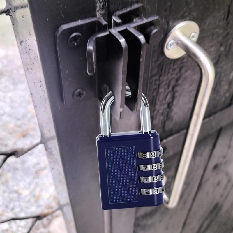 HRLORK Combination Padlock 1 Packs School Locker Lock Outdoor Weatherproof