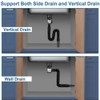 Drain Pipe Kit for Sink Drain, Siphon Odour-Proof Sink Drain