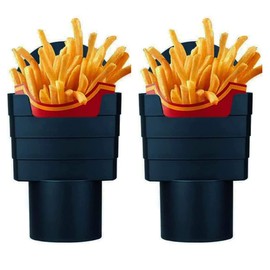 XIAOLONG 2PCS French Fry Holder Multi-Purpose Universal Drink Beverage Fast Food Holders Plastic Phone Mount