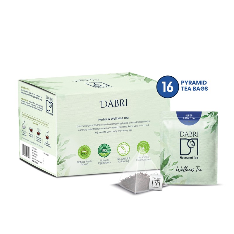 Dabri Sleep Easy Wellness Tea Bags 16pcs | Cognitive support