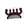 BIUDECO Natural Wood Gua Sha Hair Comb Scalp Scratcher for