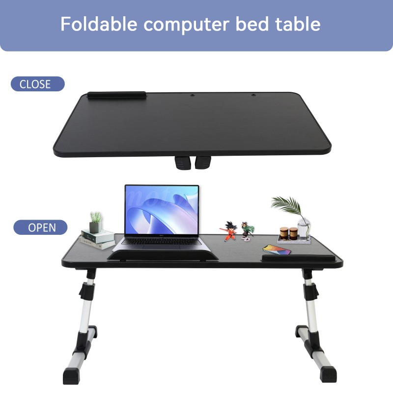 Universal Foldable Portable Adjustable Laptop Table Stand Lap Tray Bed