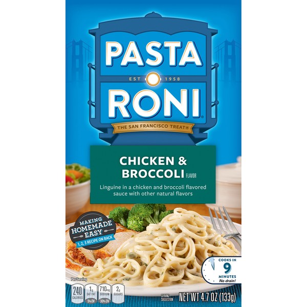 Pasta Roni Chicken & Broccoli Linguine Mix 4.7 Ounce (Pack of 12 Boxes)