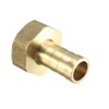 sourcing map Brass Hose Coupling Plug 12 mm Barb x