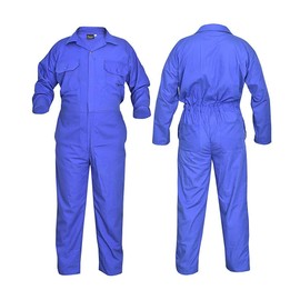 SHYNE KILTS U.K Royal Blue Men's Coverall Overalls Boiler Suit Coveralls Work Wear Mechanics Boilersuit (XL)