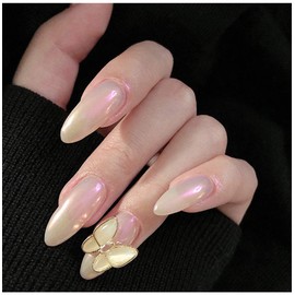 24 Piece Set, High Visibility, Butterfly Nails, Graduation Ceremonies, Appreciation Party, Girls Party, Coming-of-Age Ceremony Nail