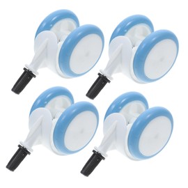 Kisangel 4Pcs Walker Wheels Replacement for Strollers and Learning Cars Smooth Rolling Casters for Easy Installation and Enhanced Stability Accessories