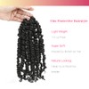 BOHOBABE Pre-twisted Passion Twist Crochet Hair 10 Inch Short Pre-looped