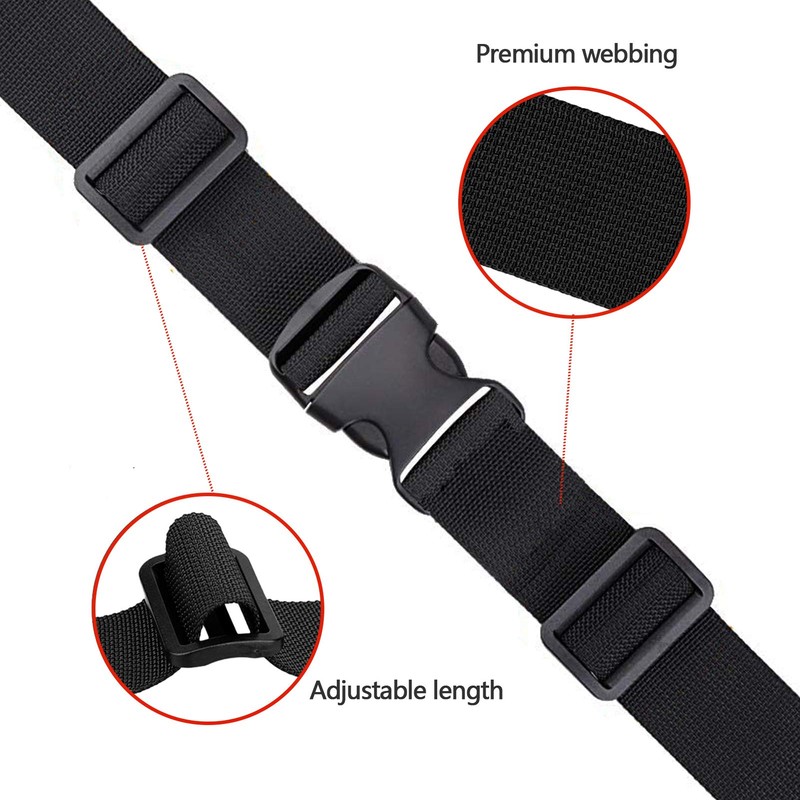 Premium Utility Straps with Quick Release Buckle Adjustable Heavy Duty