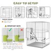 Bird Feeder Water Dispenser Set, Automatic Cage Feeder with Perch