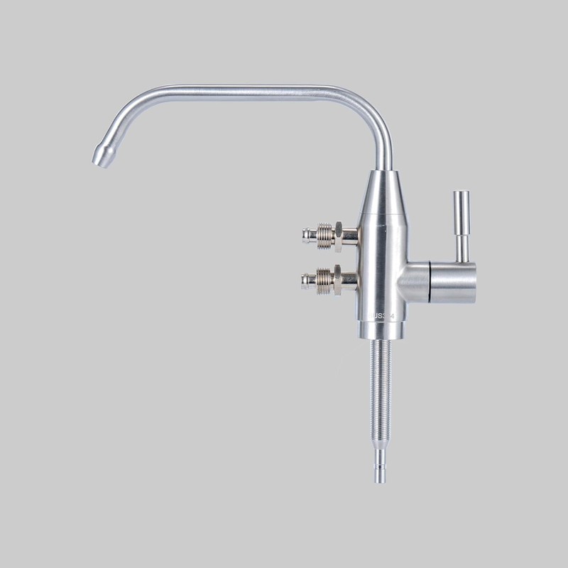 Two spouts 1/2" Alkaline Water Filtered Faucet, Ro Faucet Stainless