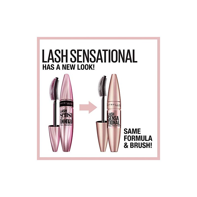 Maybelline New York - Máscara lavable Maybelline Lash Sensational, Blackest