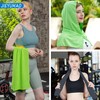 JIEYUMAO 6Pcs Cooling Hoodie Towel, 2 Styles Cooling Towels for