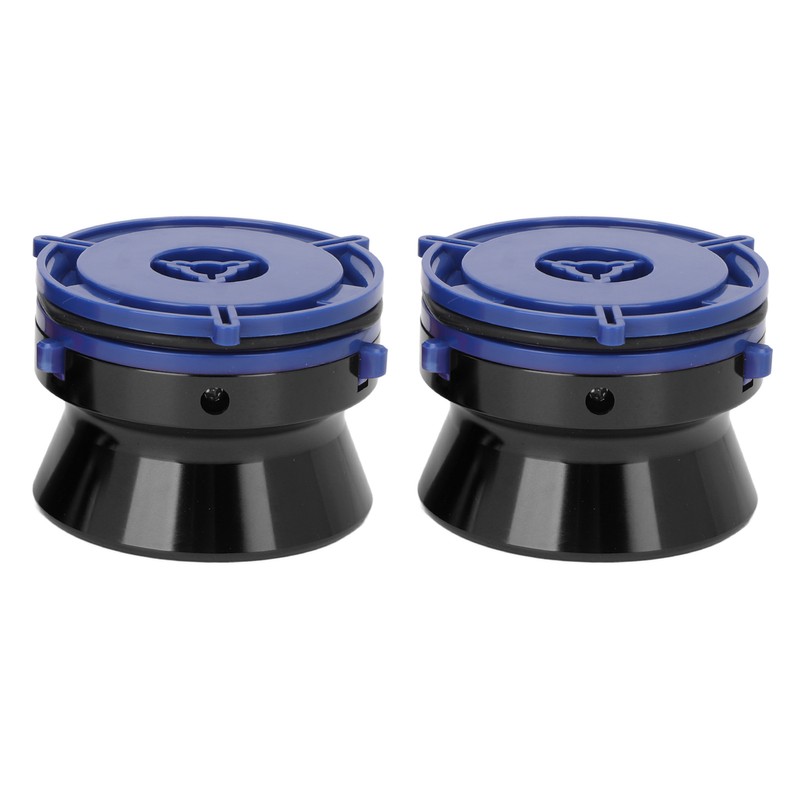 1 Pair NAB Hub Adapters Polished Aluminum Alloy Universal Loading
