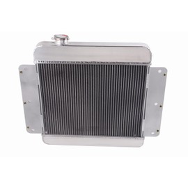 DH racing Radiator For 1962-1967 Chevy II V8 Nova SS I6 CC255 2.5 3.2 4.1 5.3L 3 Row Aluminum 18.5"W CORE