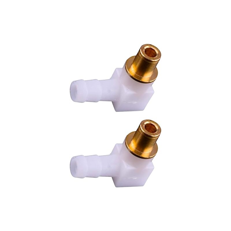 (2 Pack) 692317 493496 Carb Fuel Fitting Elbow Hose Connector