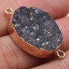 Zotoone - Colgantes de ágata druzy natural (5 unidades)