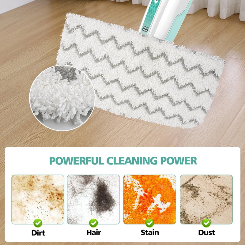 4 PCS Replacement Pads Accessory for Shark Steam Mop S1000,
