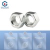 M8(8mm) Iron White Zinc Hex Nut for Bolts & Screws