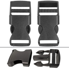 15/20/25/32/38/50 mm Belt Buckles for Choice of 2x 10x Double Side Click Buckle Backpacks, Replacement Buckle Repair, Sewing Accessories