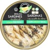 Grilled Catch Wild-Caught Baltic Brisling Sardines in Olive Oil with