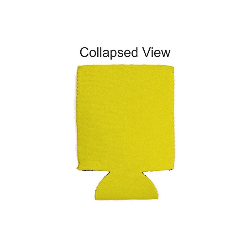 The Beatings Will Continue Collapsible Can Coolie Yellow