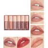 6 x lip gloss, shimmer and shine, lip gloss for