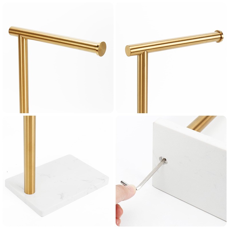 BathAce Hand Towel Holder, Hand Towel Stand for Bathroom with